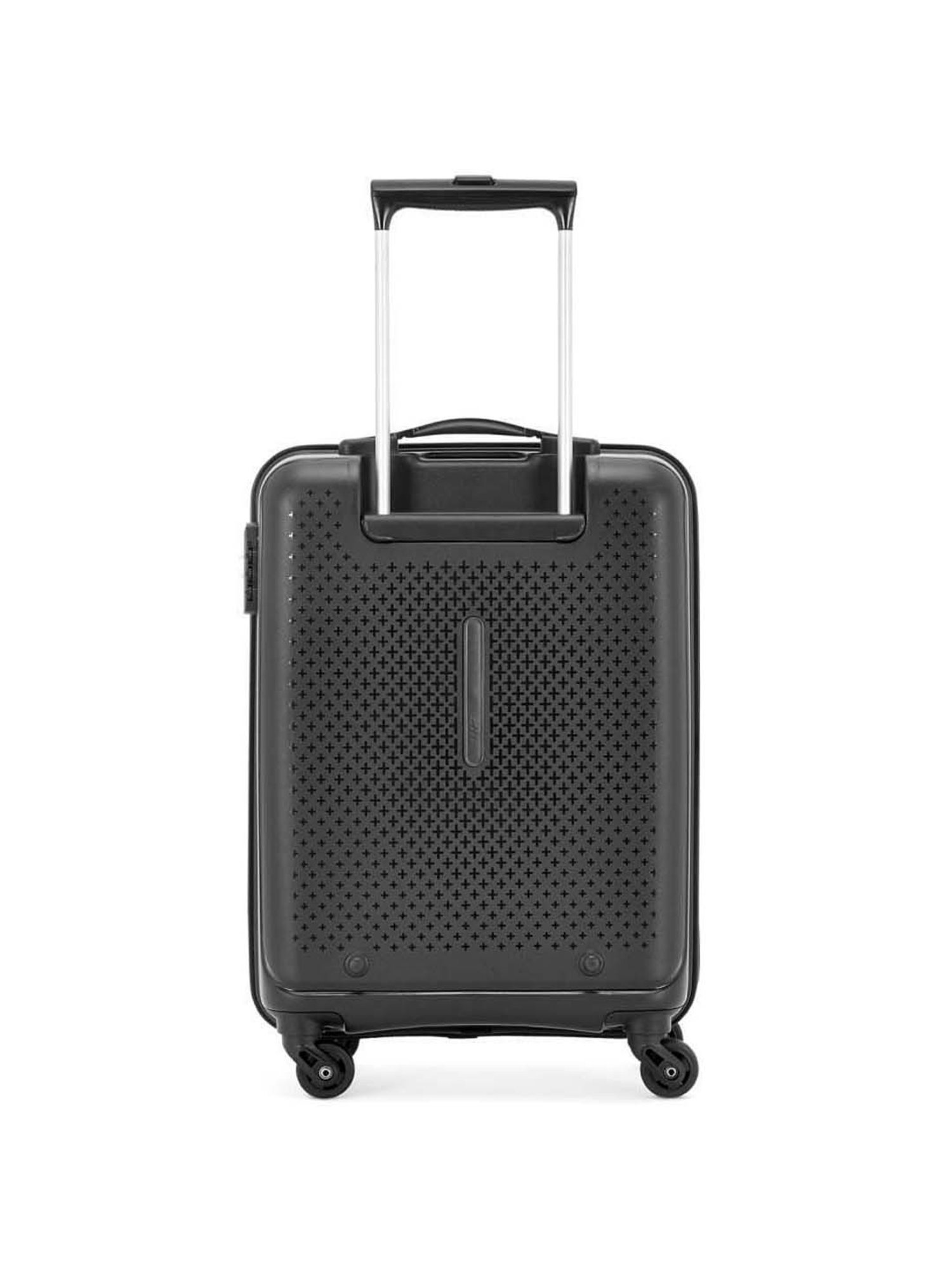 VIP Stargaze Black Printed Hard Small Trolley Bag - 38 cm