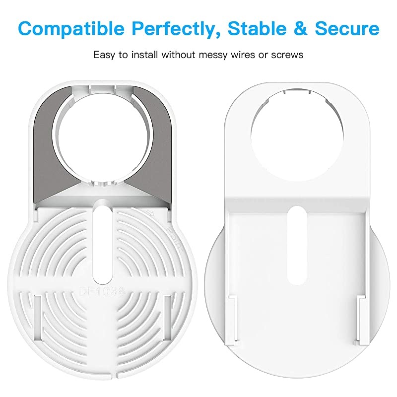 Outlet Wall Mount Only for Google Nest WiFi Point No Tools Required and No Cord Clutter Easy Moved Holder Hanger Compatible with Google Nest WiFi Point 2 Pack