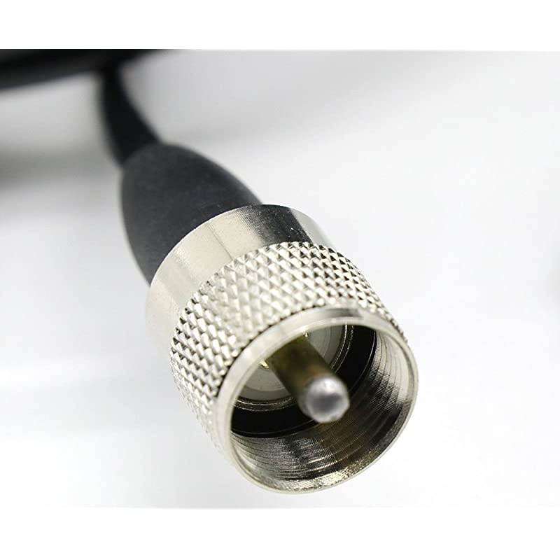 Bracket L Shape Fender Mount WM PL259 UHF Connector RG58U 5 Meter Cable