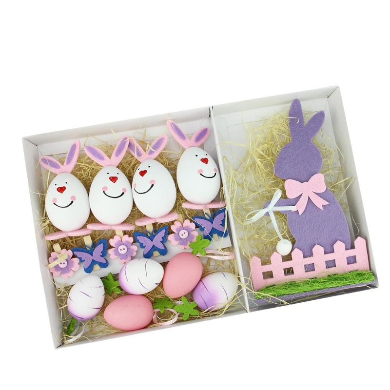 C&F Home Bunny Girls Easter Ornament, A/3