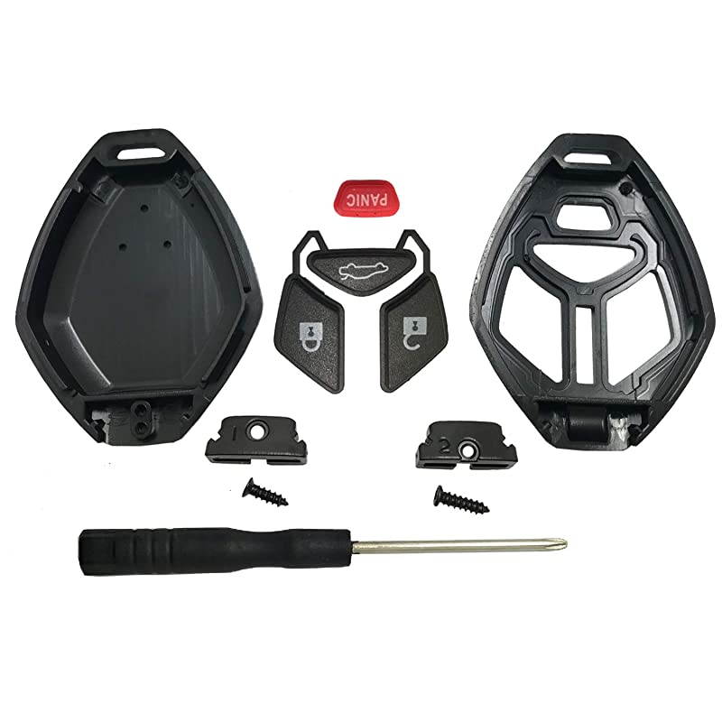 Keyless Entry Remote Key Fob Case for Mitsubishi Car Key Shell