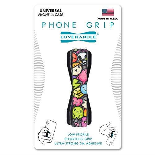 Cell Phone Grip Holds Device with just a Finger Ultra Slim Pocket Friendly Cell Phone Holder Finger Grip for iPhone and Mini Tablet Frenzy