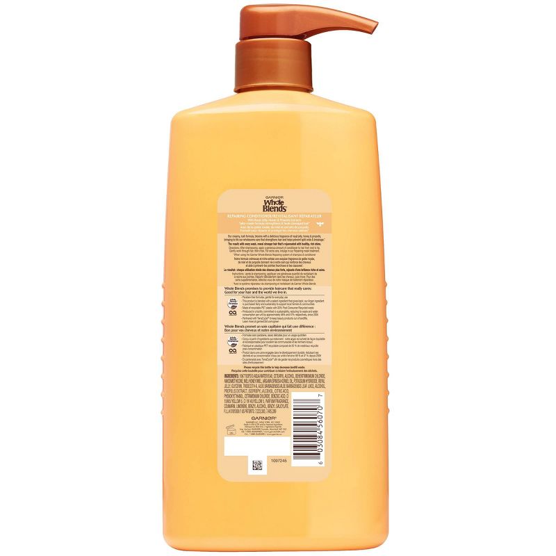 Garnier Whole Blends Repairing Conditioner Honey Treasures for Damaged Hair - 26.6 fl oz