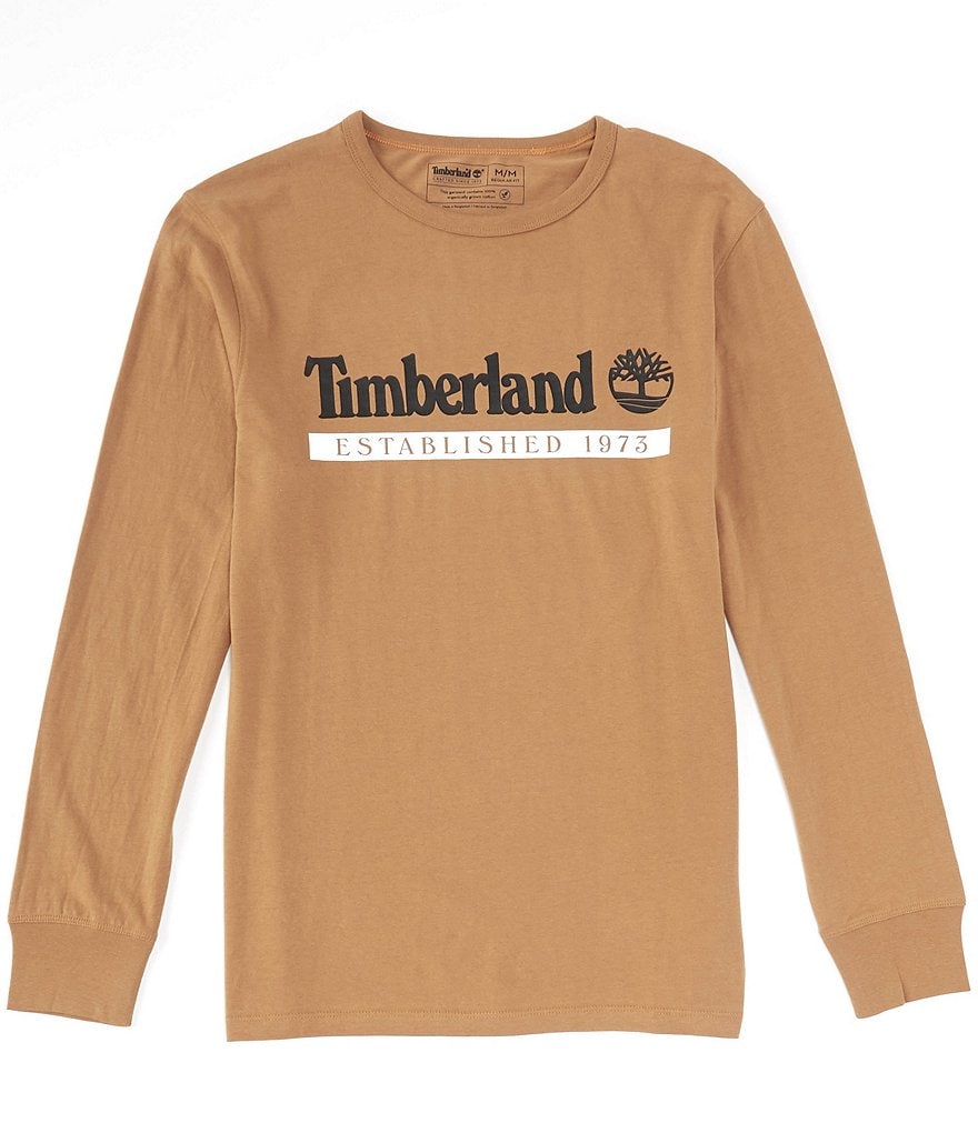 Timberland Established 1973 Long-Sleeve Organic Cotton Tee