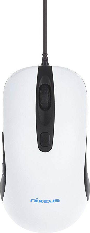 Nixeus REVEL REV-MW17 Gaming Mouse 12000 DPI Optical Gaming Sensor (Matte White)