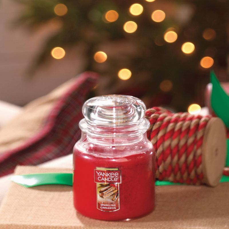 14.5oz Glass Jar Sparkling Cinnamon Candle - Yankee Candle