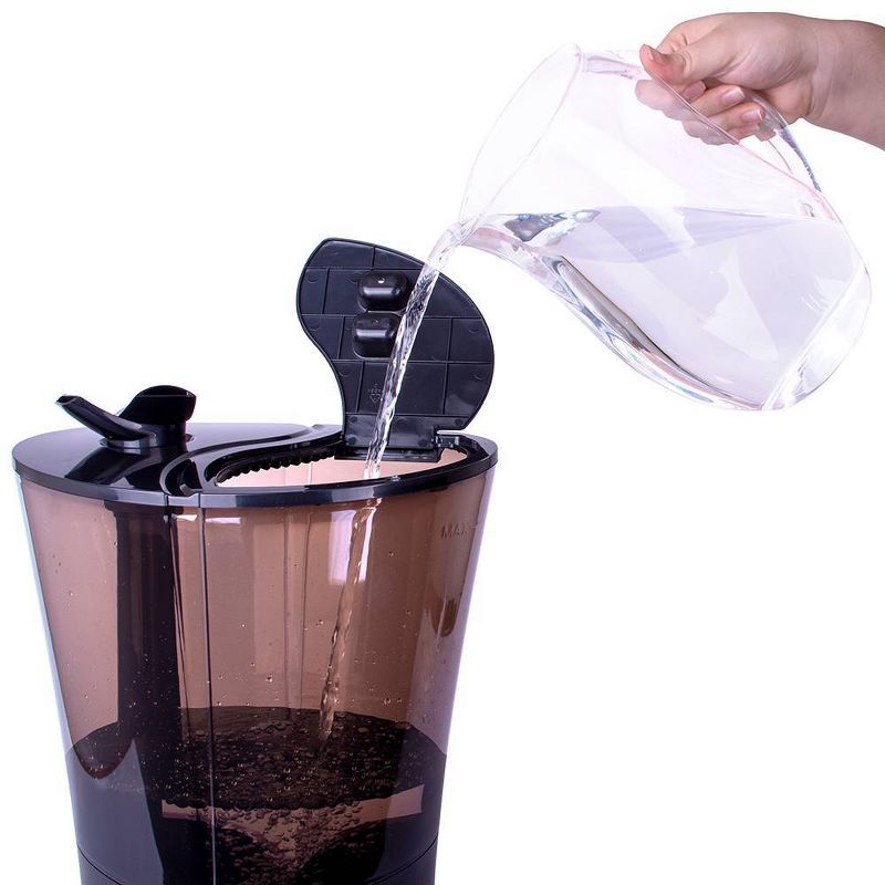 Air Innovations 1.6 Gal Top-Fill Ultrasonic Humidifier with Aroma Tray Black