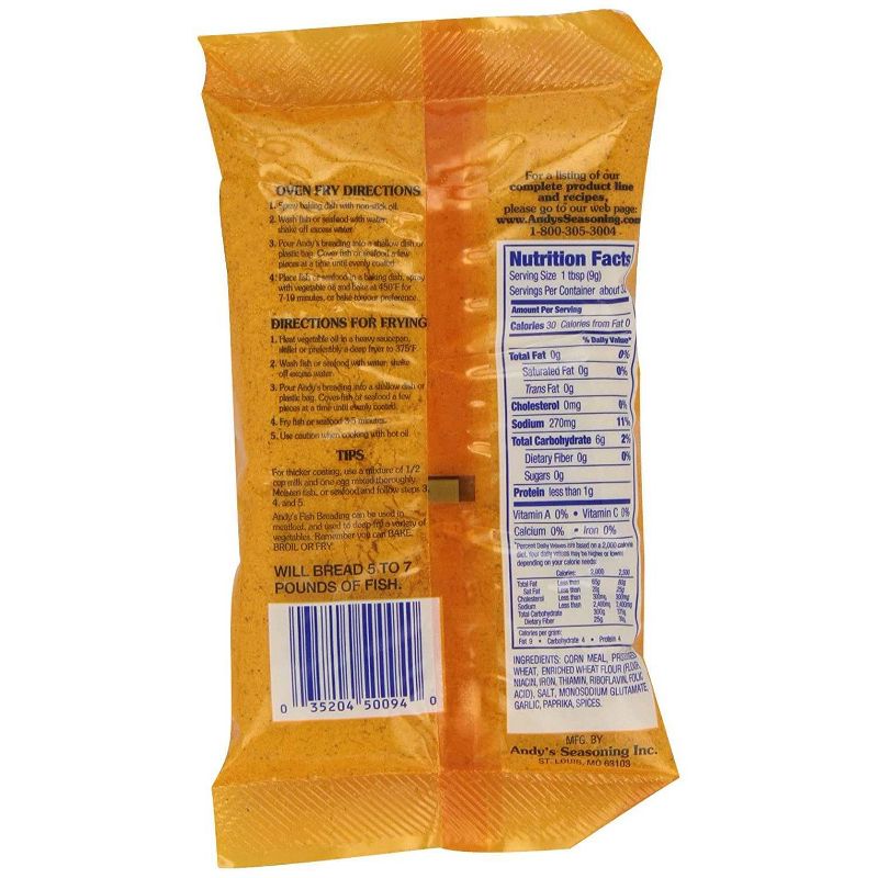 Andy's Fish Breading Red - 10oz