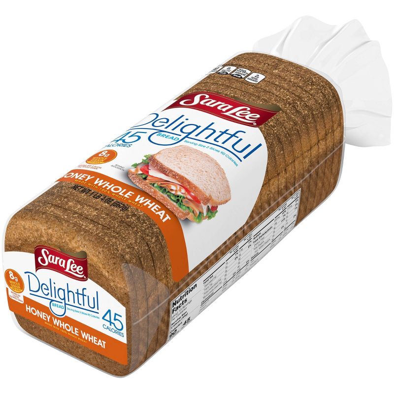 Sara Lee Delghtful 100% Whole Wheat with Honey Bread - 20oz