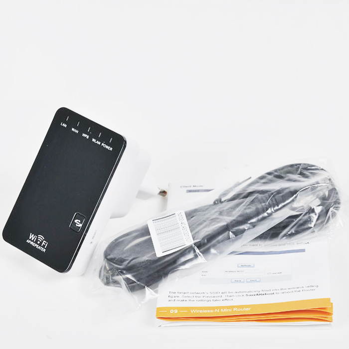 Mini Multifunctional 300Mbps Wireless Wifi Single Router Repeater Support AP WPS Client Bridge Mode