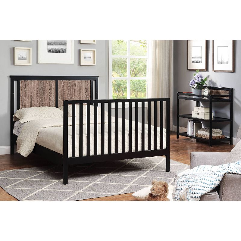 Suite Bebe Connelly Crib - Black/Vintage Walnut