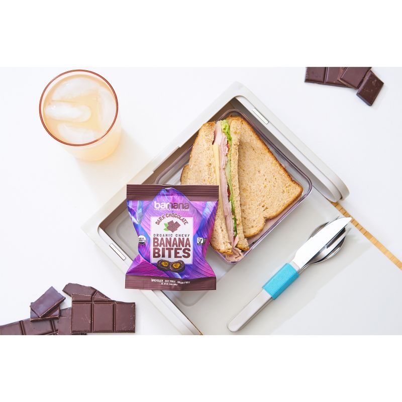 Barnana Organic Dark Chocolate Chewy Banana Bites - 3.5oz