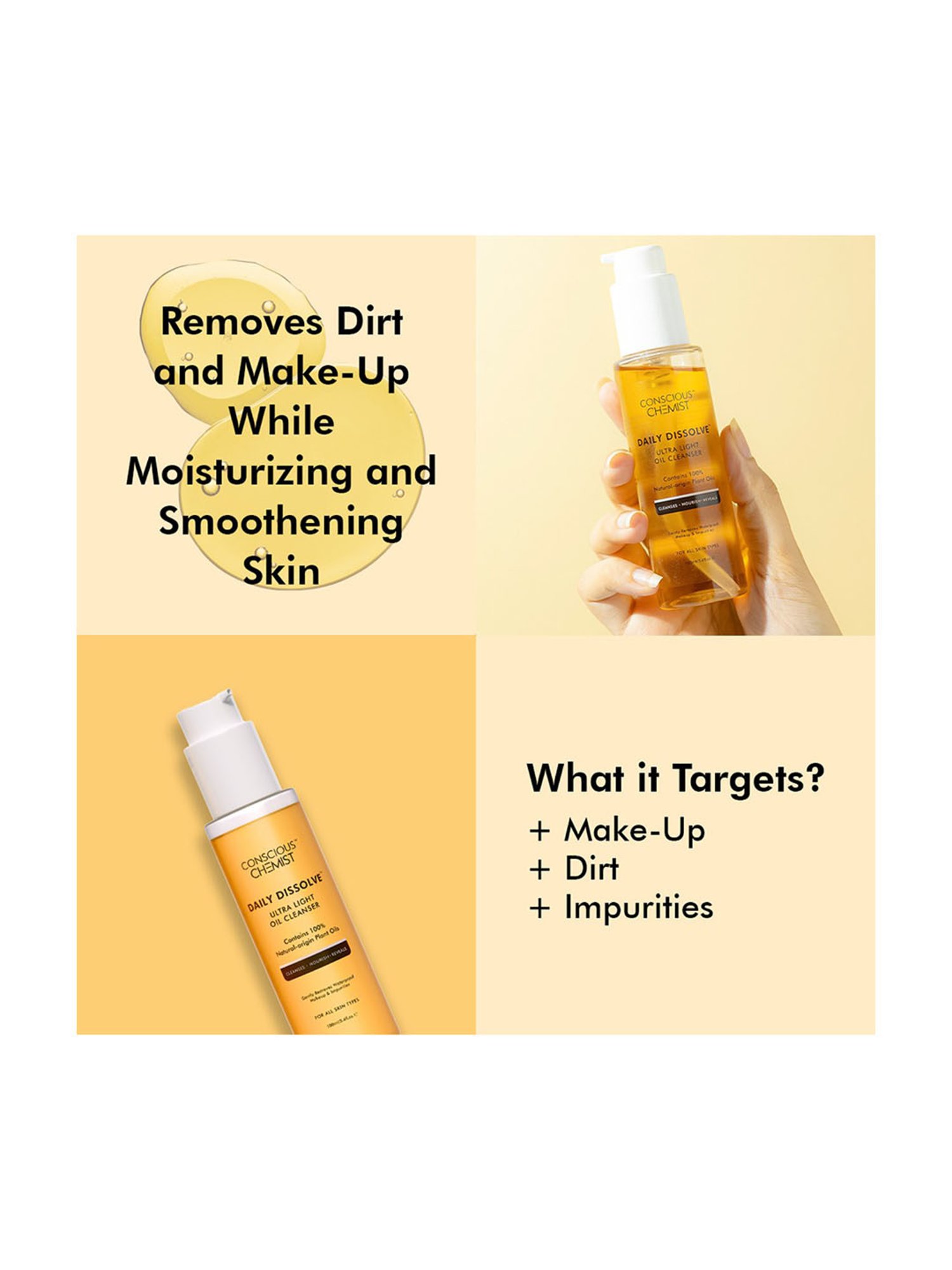 Conscious Chemist Daily Dissolve Cleansing Oil (Pack of 2)