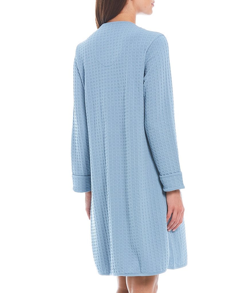 Lauren Ralph Lauren Paisley Print Satin Short Wrap Robe