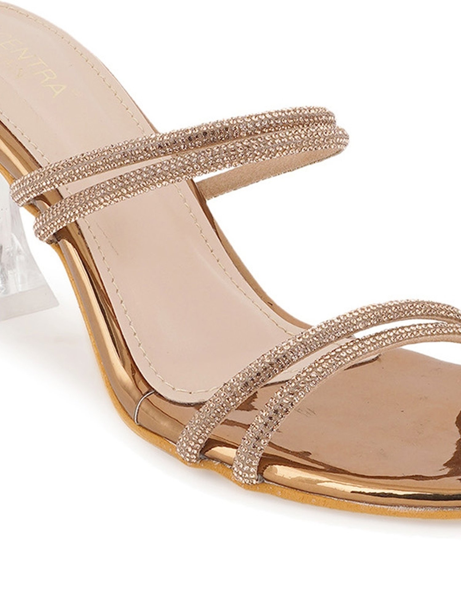 Scentra Women's Copper Ethnic Sandals