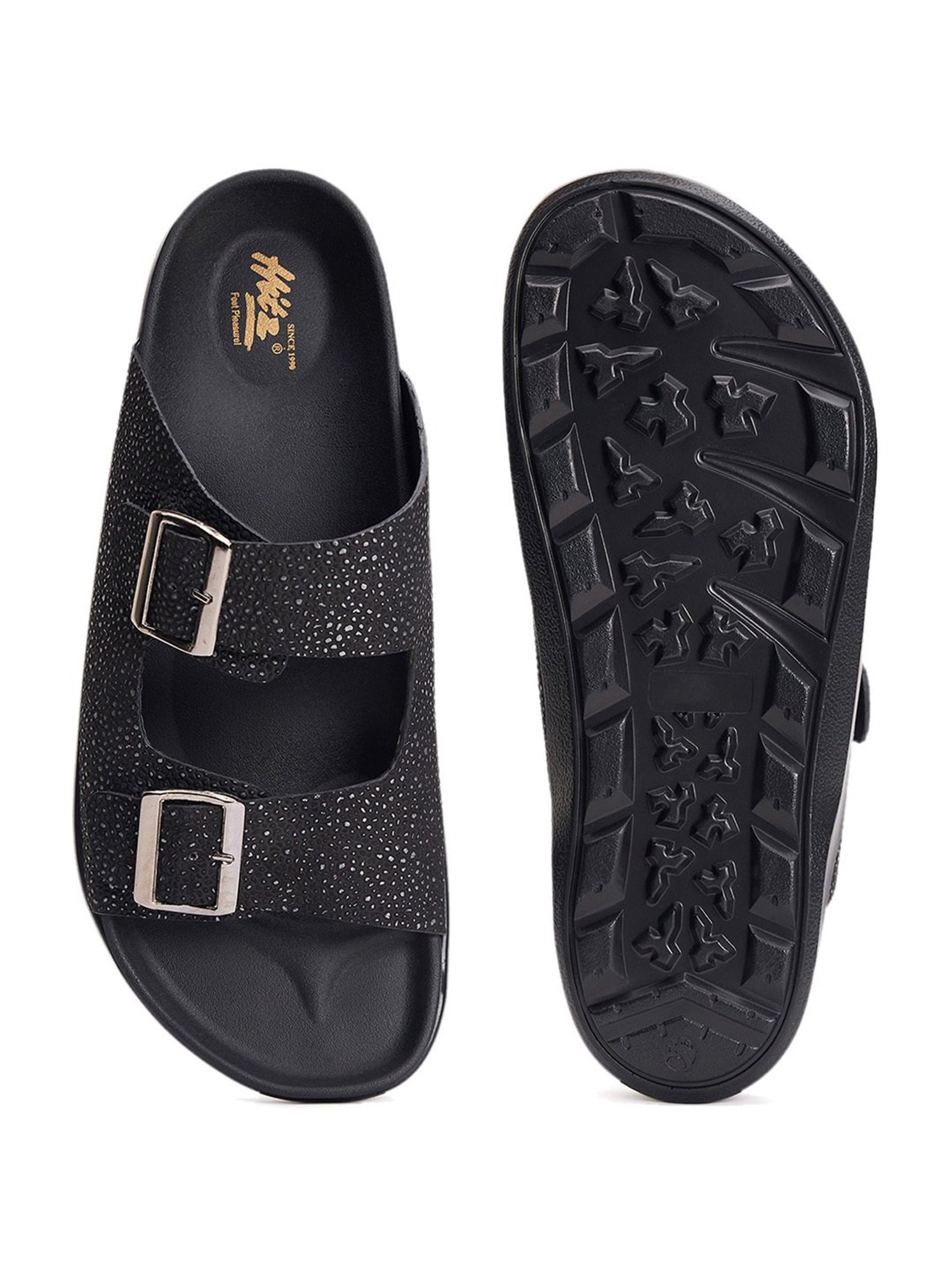 Hitz Men's Charcoal Casual Sandals
