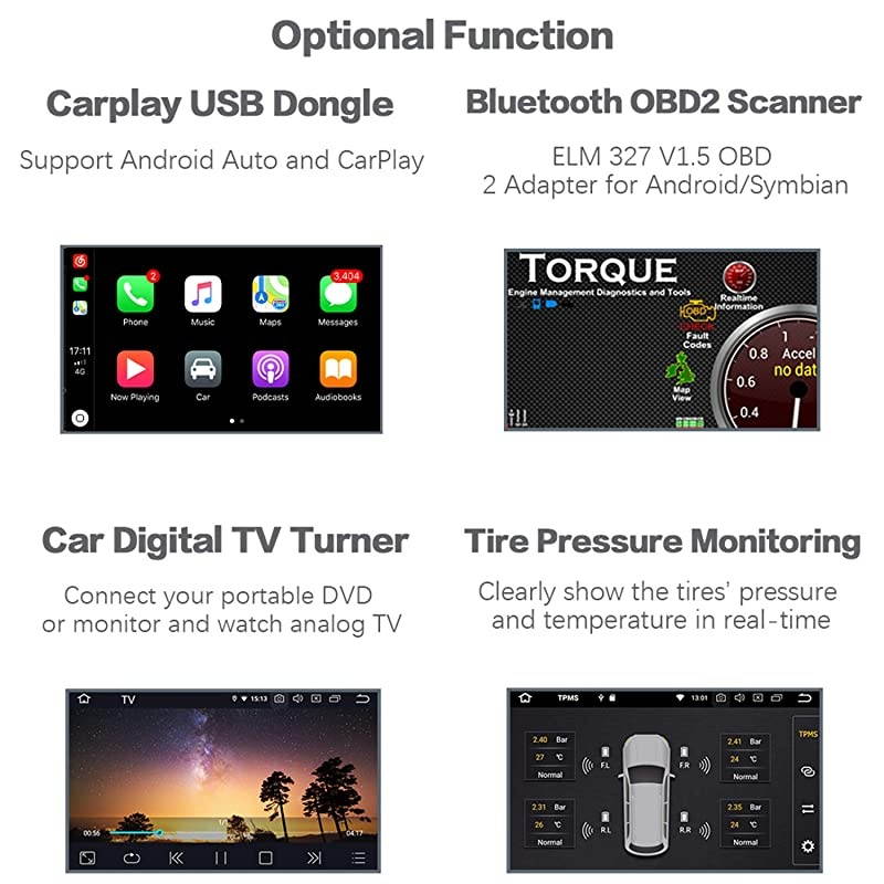 10.2 inch Large Screen Single Din Android 10.0 Car Stereo for Jeep Wrangler 2015 2016 2017 2018 Radio with GPS Navigation 4G Ram 64G ROM Built in DSP Dash Kit Meomery Card