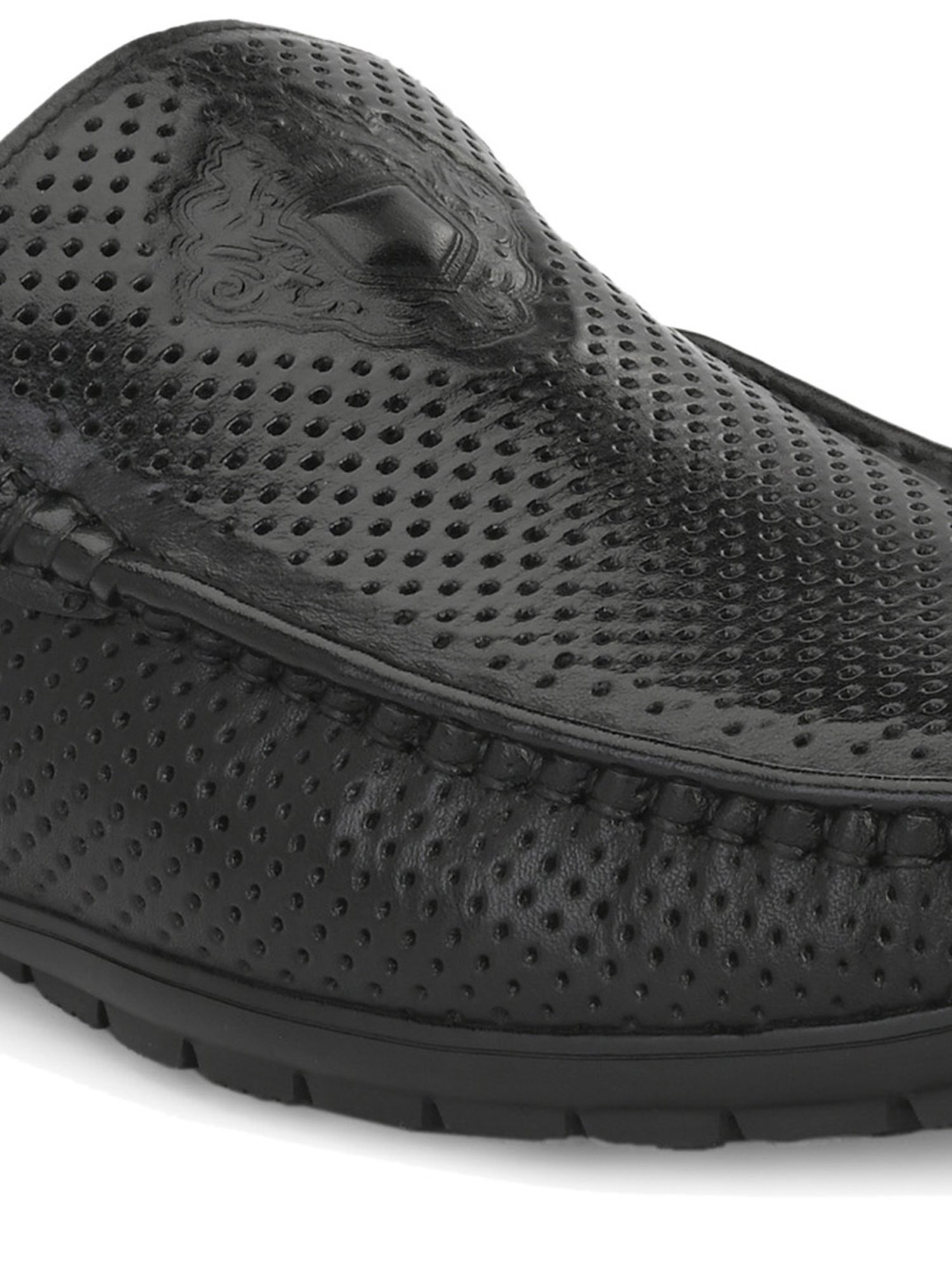 Hitz Men's Black Mule Shoes