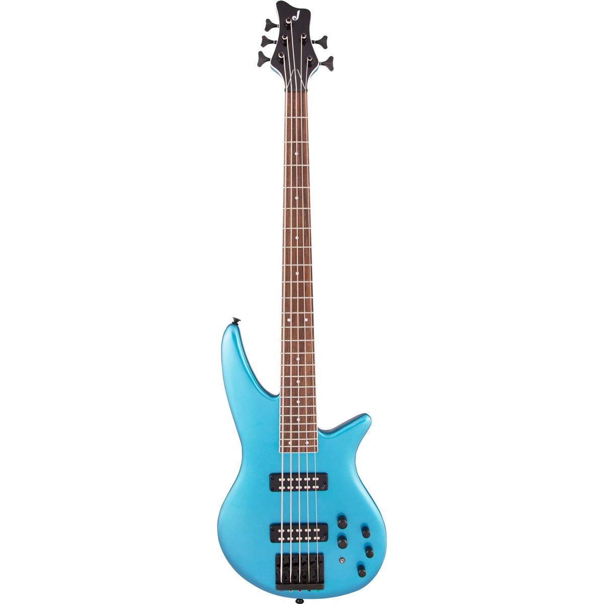 Jackson SBX V X Series Spectra Bass 5-String Bass Guitar, Electric Blue