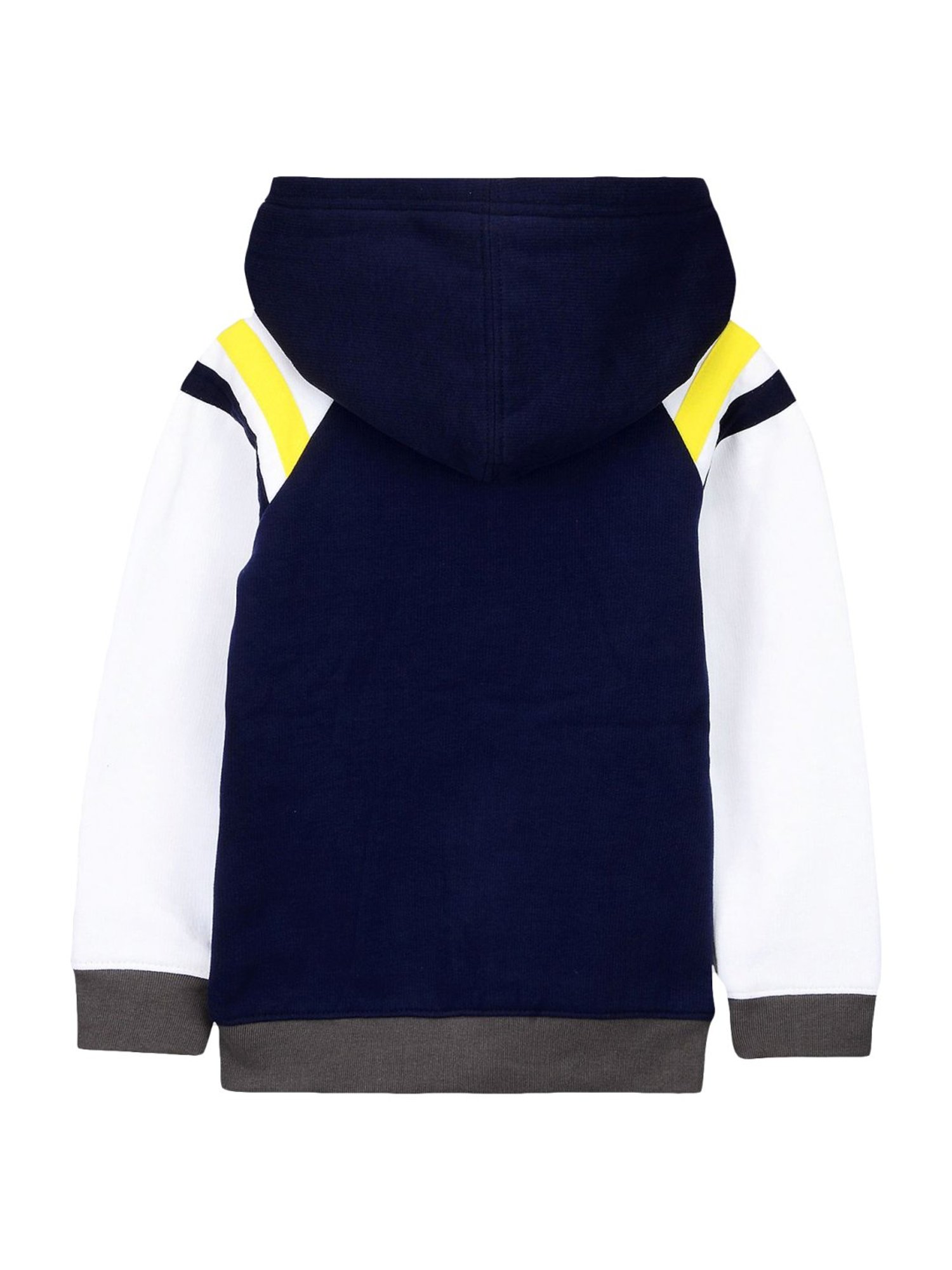 Cherry Crumble By Nitt Hyman Kids Navy & White Color Block Pattern Hoodie