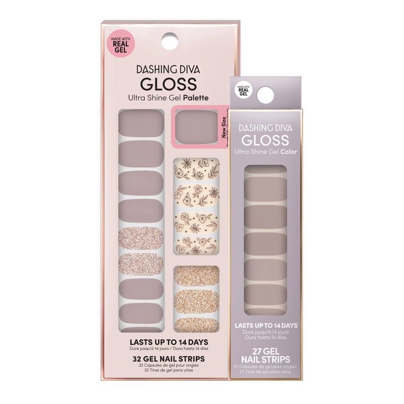 Dashing Diva Gloss Palette More Manis Nail Art Kit - Lavender Dreams - 2pc