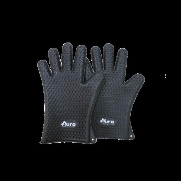 Silicone Heat Resistant Grill Gloves Set