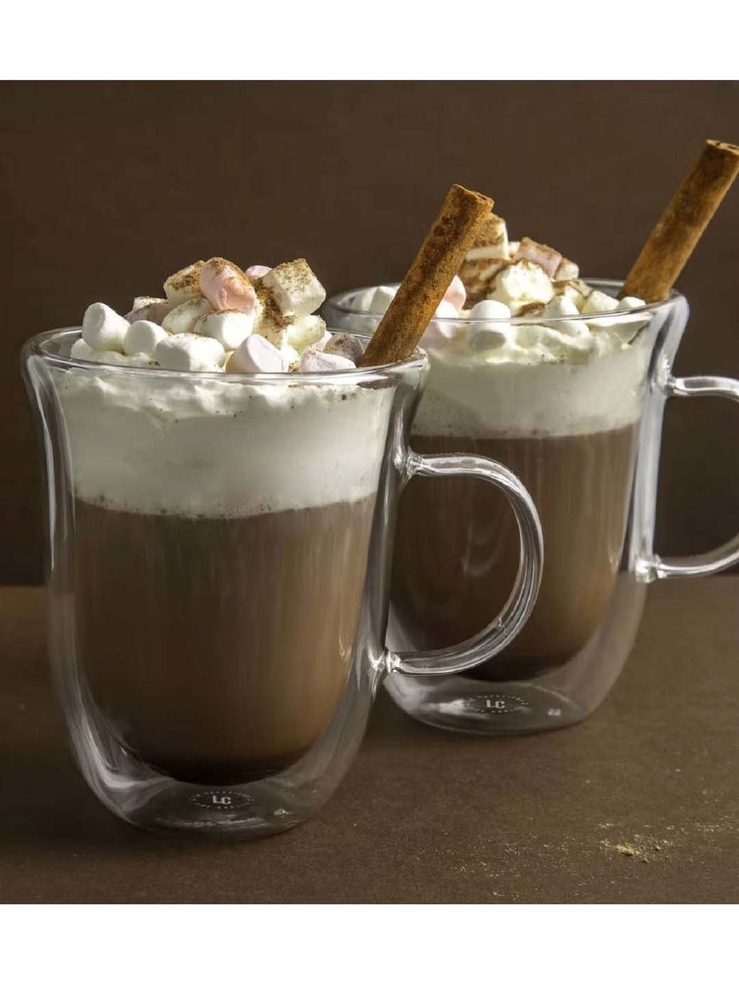 La Cafetiere Transparent Glass Double Walled Latte Jack Tumbler (0.35 L)