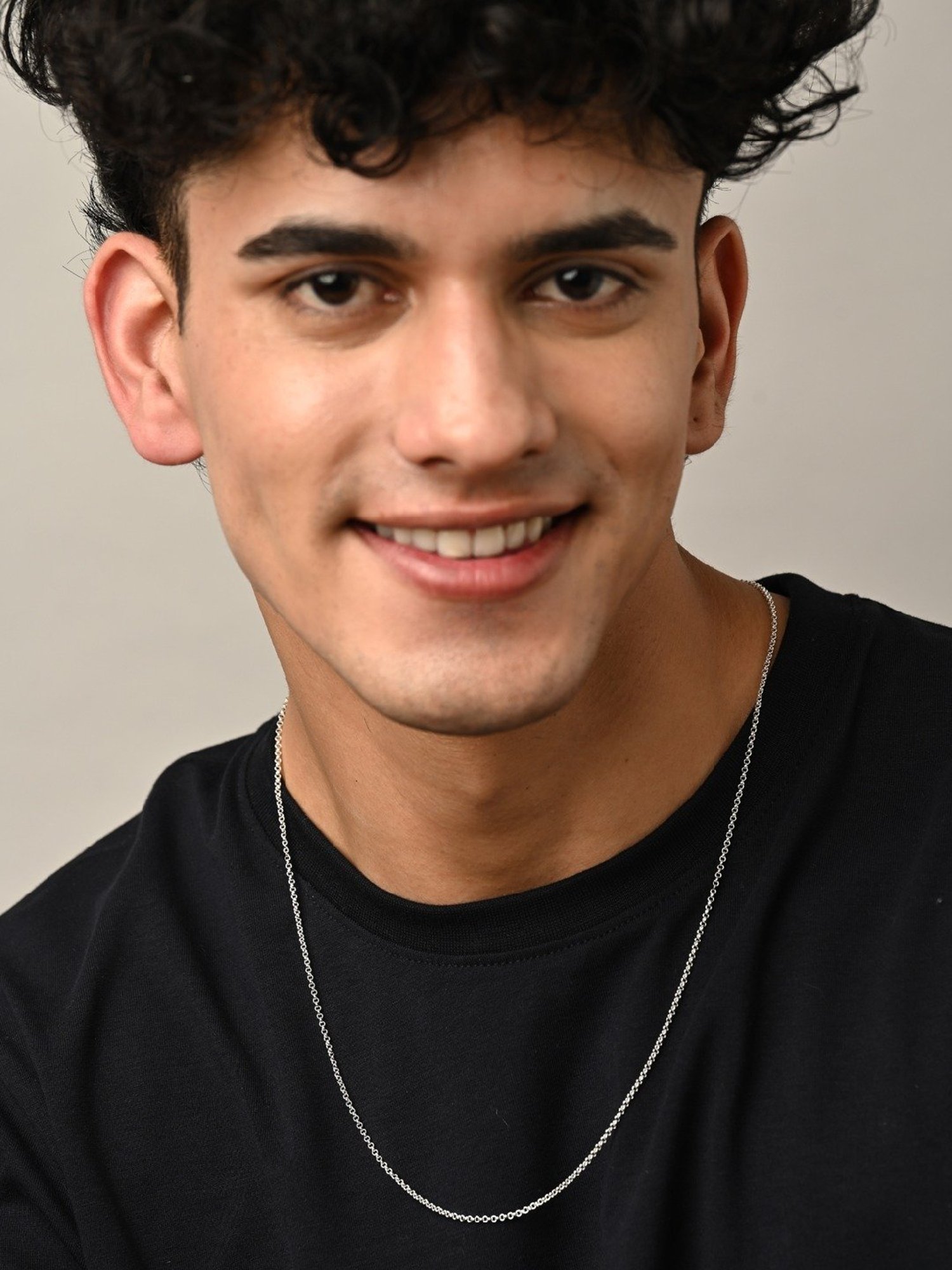 Clara Pure 925 Silver Cable Chain Necklace Gift for Men