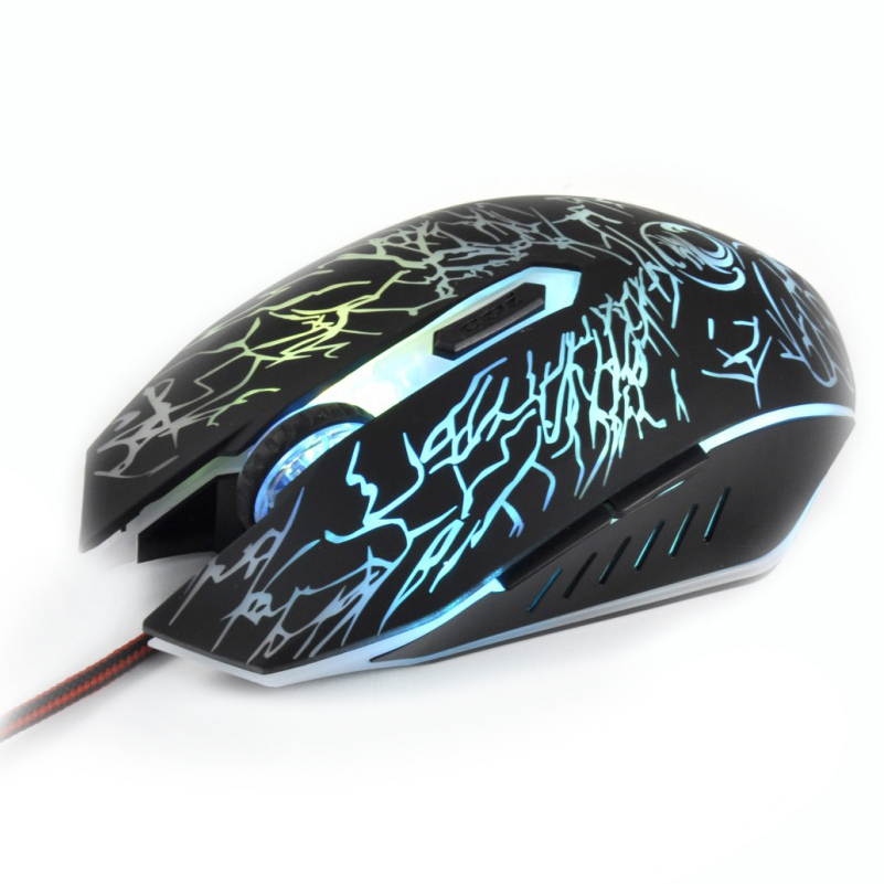 Funtech Wired Gaming Mouse USB Optical Computer Mouse 6 Buttons Professional Gamer Mouse For Laptops Desktops Ratones Pc X5