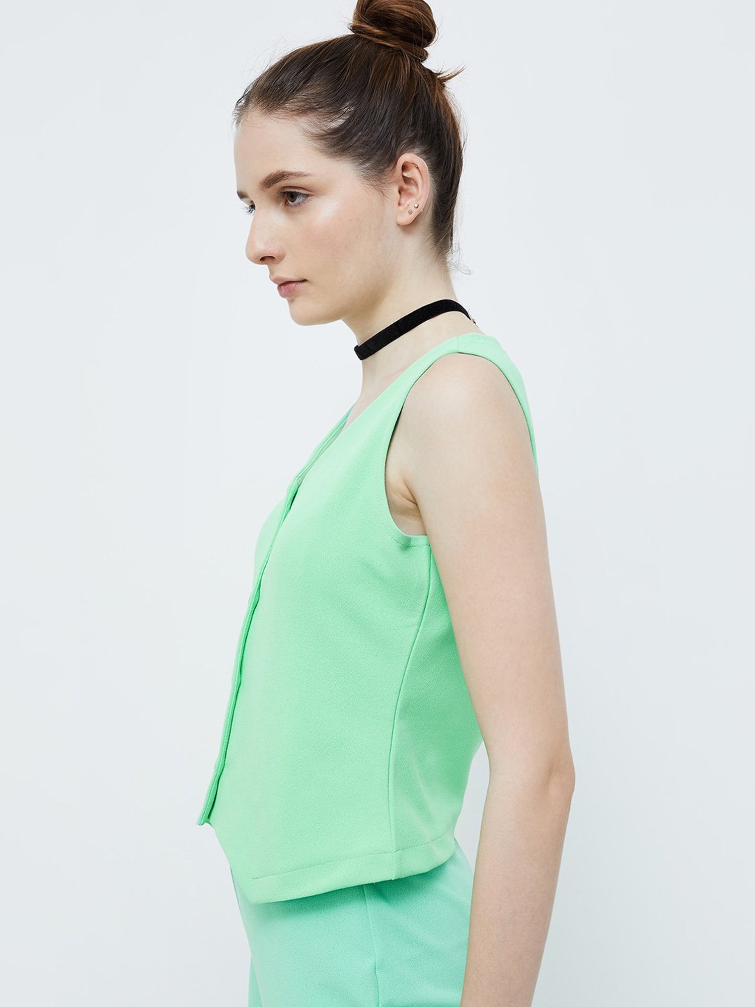 Ginger by Lifestyle Green Regular Fit Top