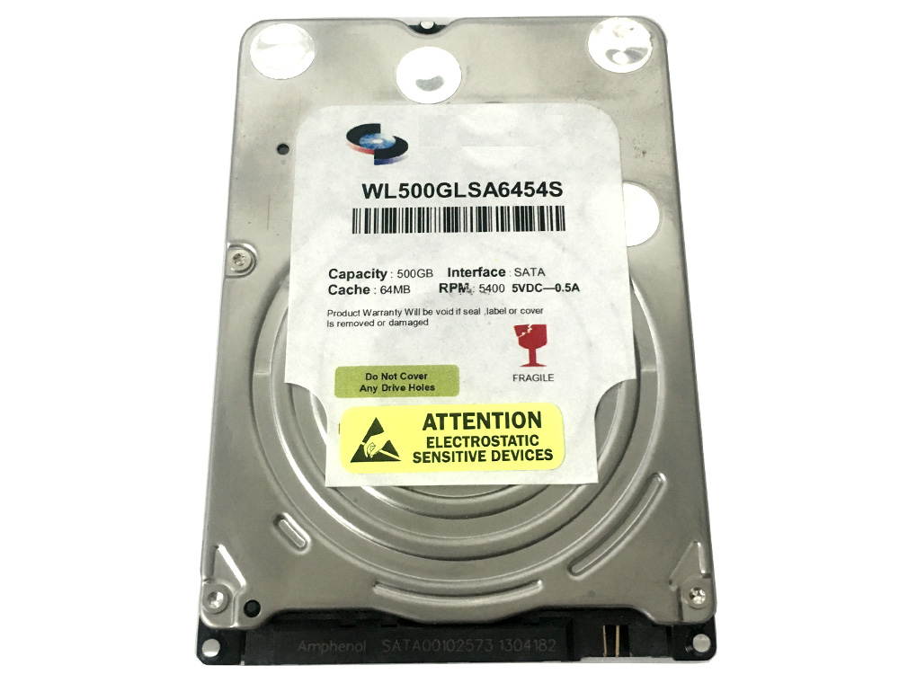 WL 500GB 64MB Cache 5400RPM SATA III (6.0Gb/s) 7mm 2.5" Slim Mobile Hard Drive (PS3 & NoteBook)- w/ 1 Year Warranty