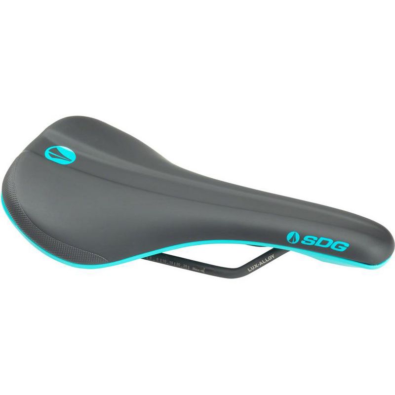 SDG Bel-Air V3 Saddle - Turquoise/Black Rail Material: Lux
