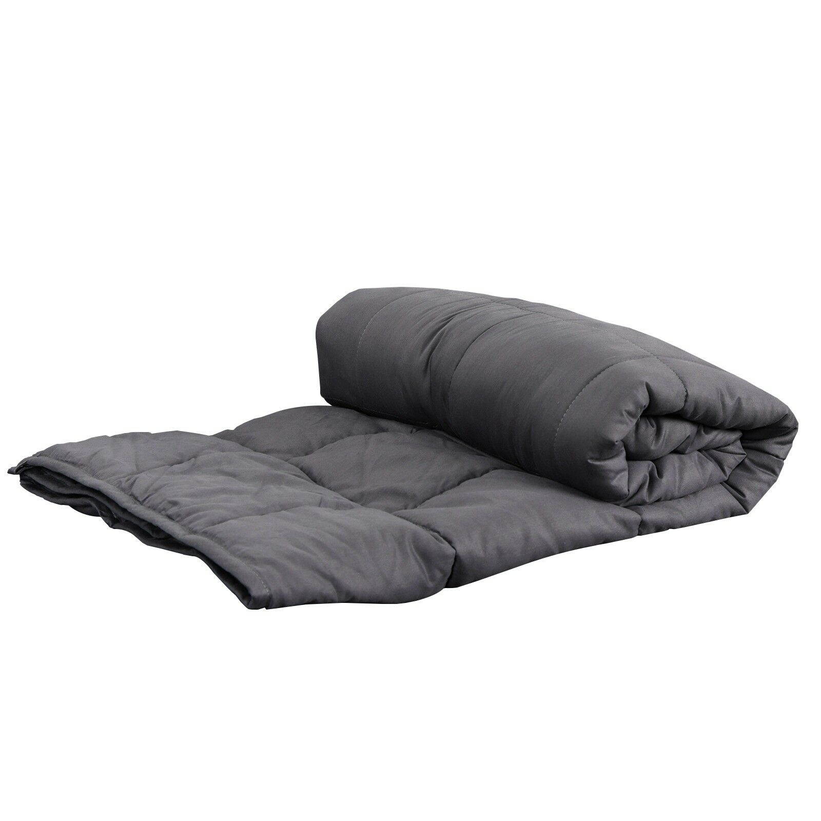 Cotton Breathable 60x80 Strong Loops 20lbs Weighted Blanket Promote Deep Sleep