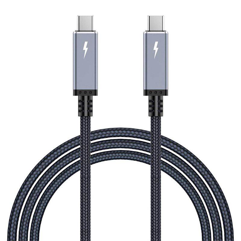 FVH Thunderbolt 2 Port Male to Male Video Data Cable for MacBook & SSD & Displays TB-004-WH