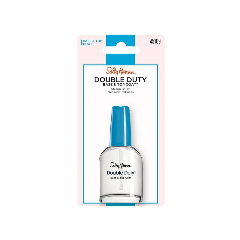 Sally Hansen Nail Treatment  45109 Double Duty Base & Top Coat - 0.45 fl oz