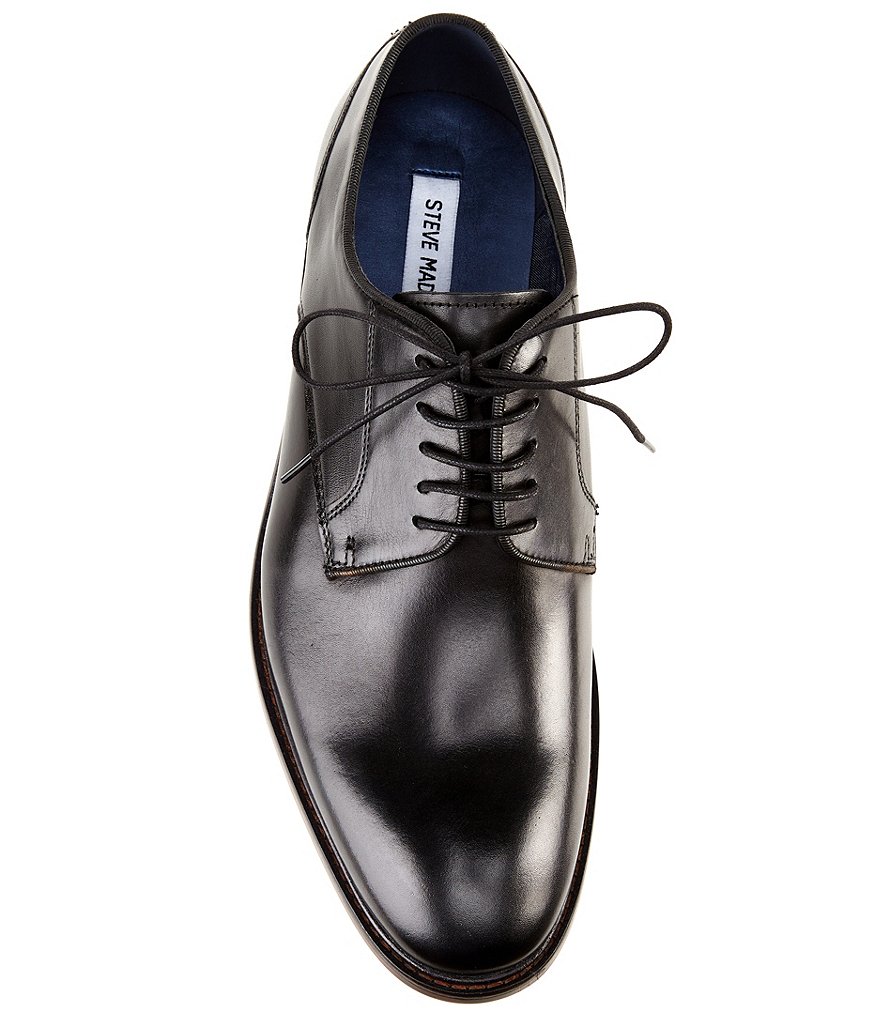 Steve Madden Men's Broward Leather Lace-Up Oxfords