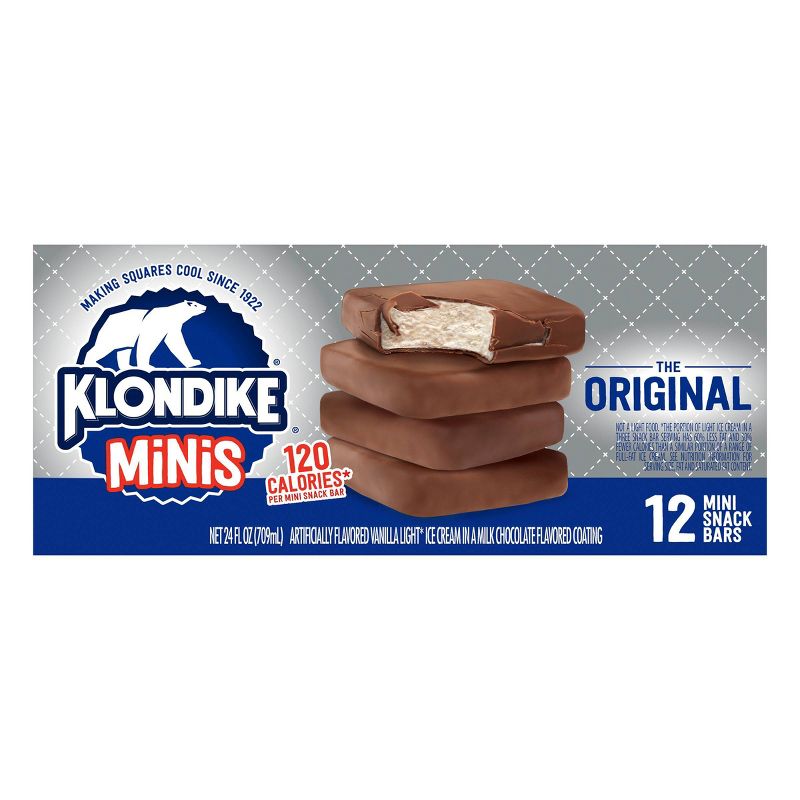 Klondike Minis Original Vanilla Ice Cream Bars - 12ct