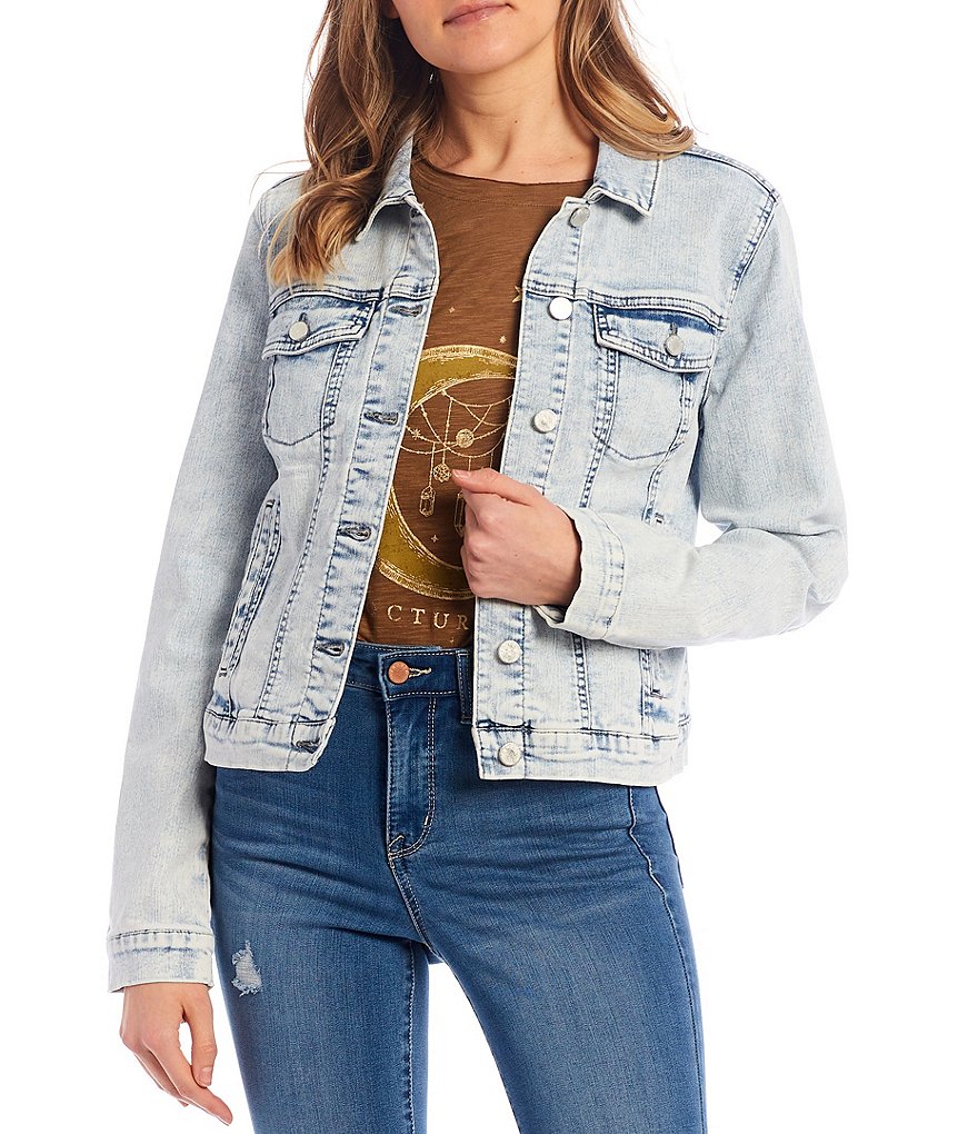 Sundown by Splendid Coordinating Joey Acid Wash Zip Front Hoodie