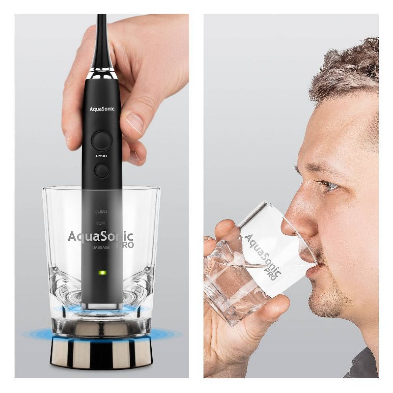 Aquasonic Pro Series Electric Toothbrush - Black