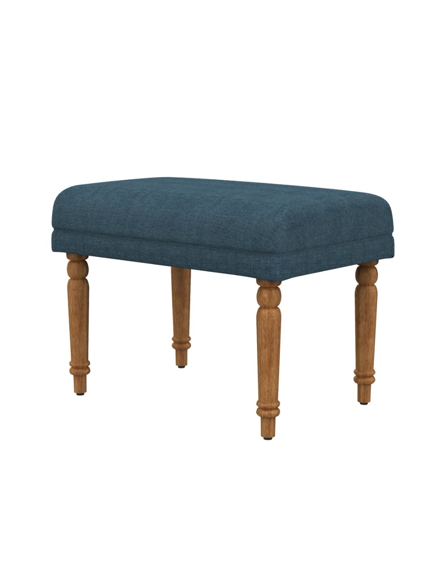 Chumbak Jodhpur Sailor Solid Blue Sheesham Wood Bench