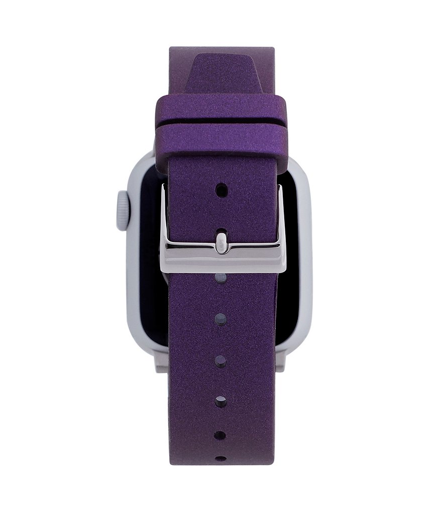 REBECCA MINKOFF 38/40mm Oil Slick Iridescent Silicone Apple Watch&reg; Strap