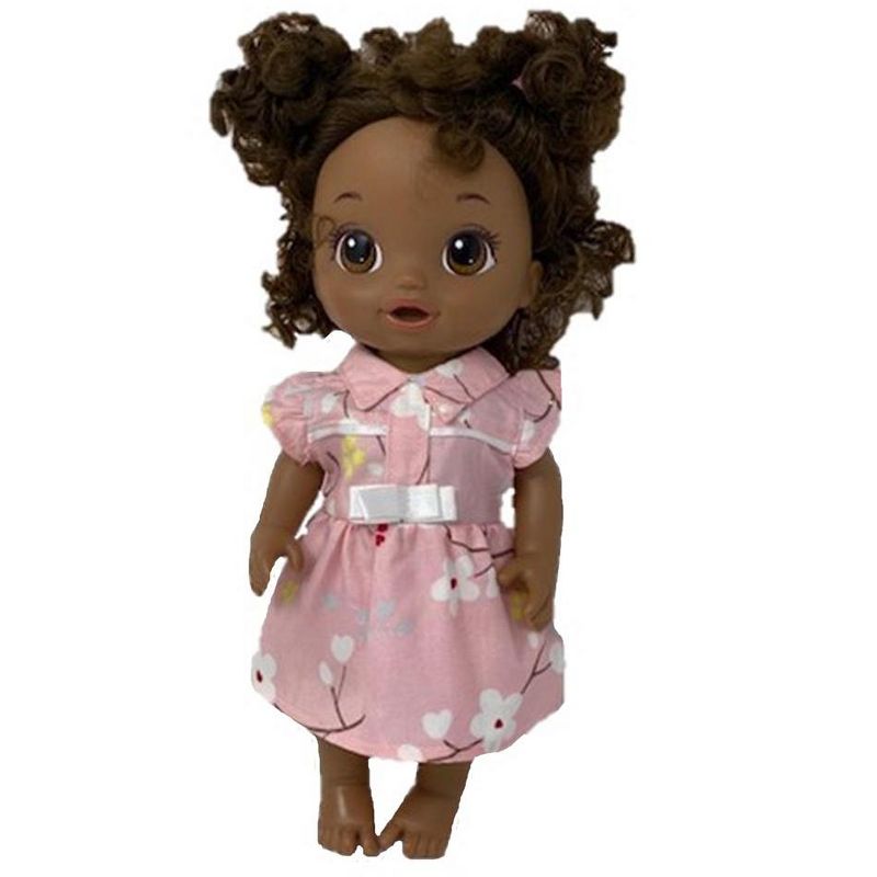 JC Toys Lil' Cutesies Twins 8.5" All Vinyl Baby Doll with Stroller