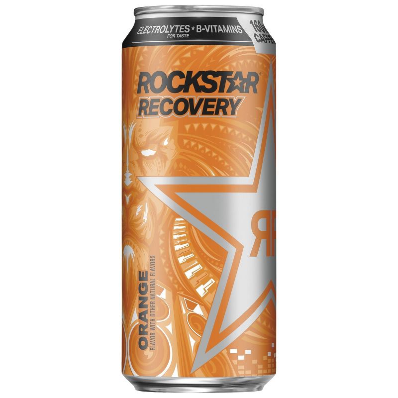 Rockstar Recovery Orange Energy Drink - 16 fl oz Can