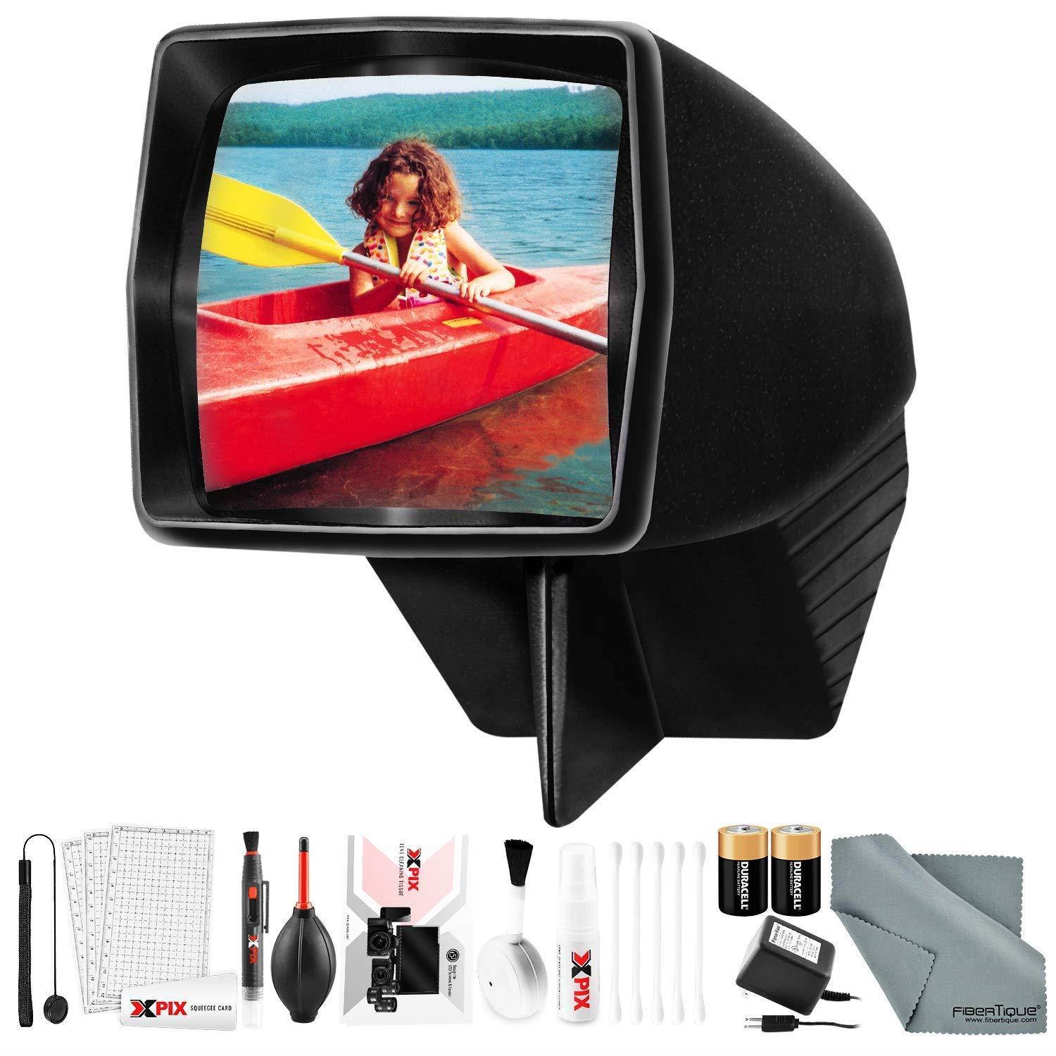 Pana-Vue 6560 Slide Viewer #1 for 35mm with Deluxe Cleaning Kit and Batteries