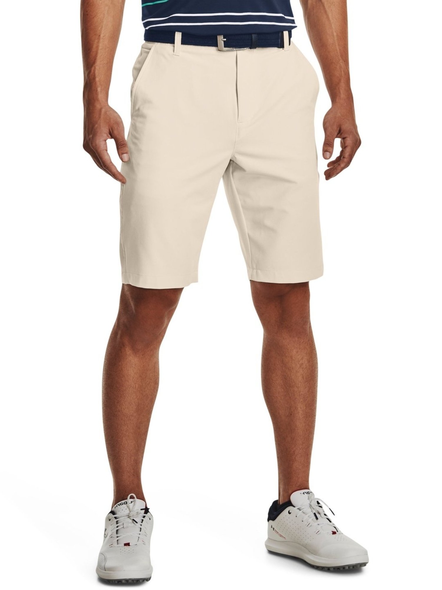 Under Armour White Regular Fit Shorts