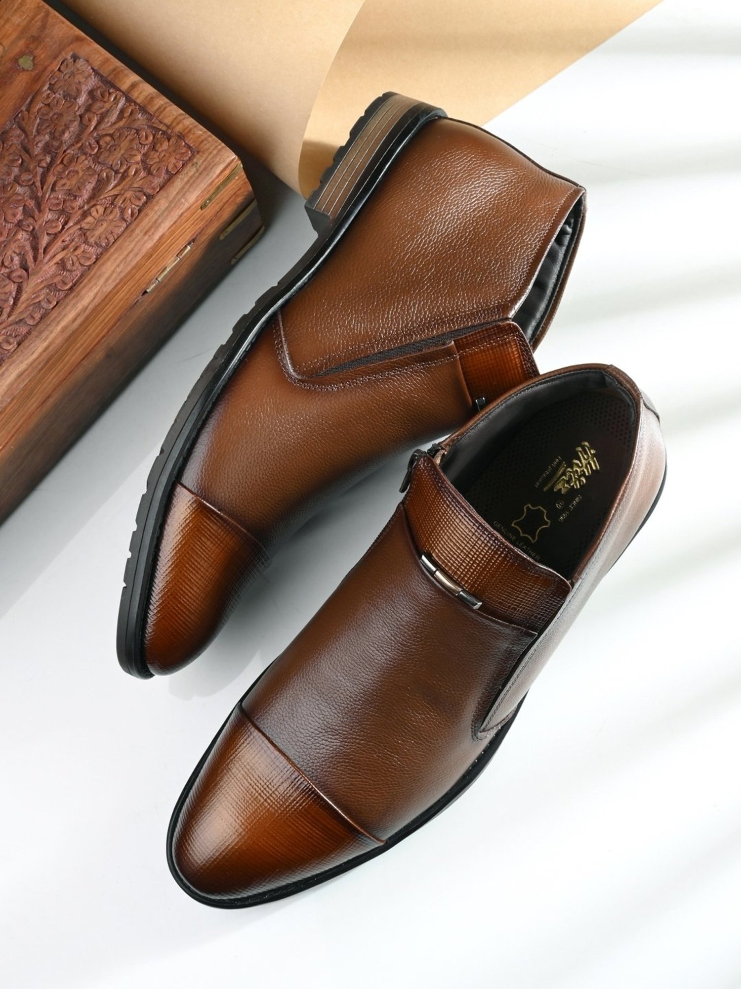 Hitz Men's Tan Casual Boots