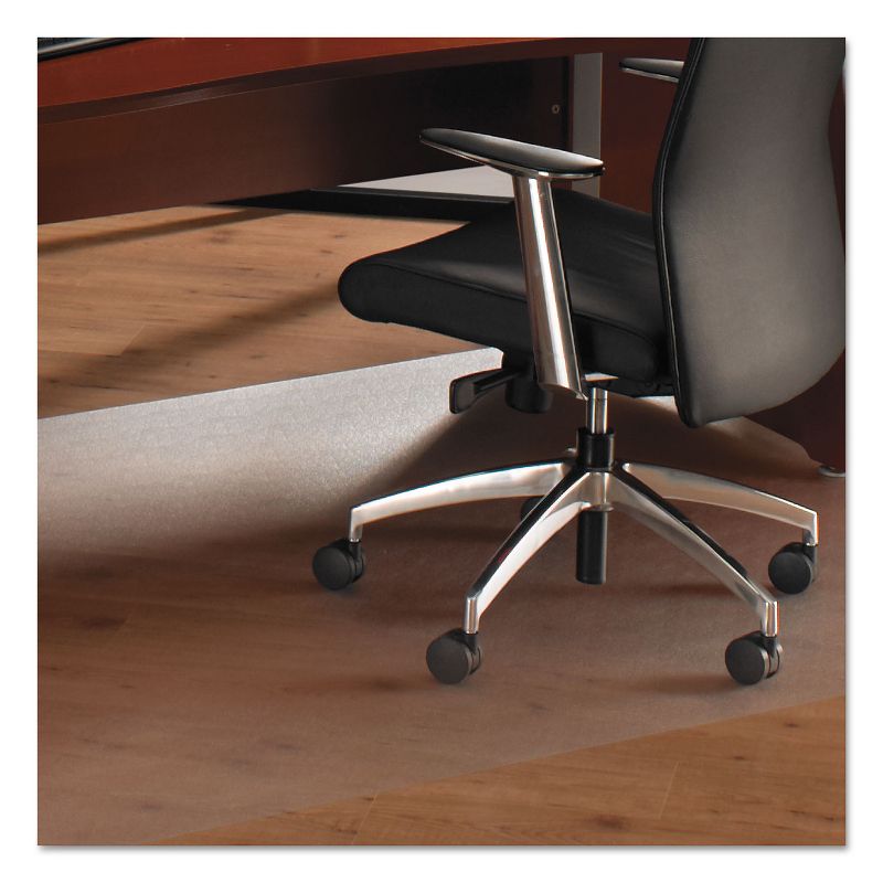 5'x5' Rectangle Solid Office Chair Mat Clear - Floortex