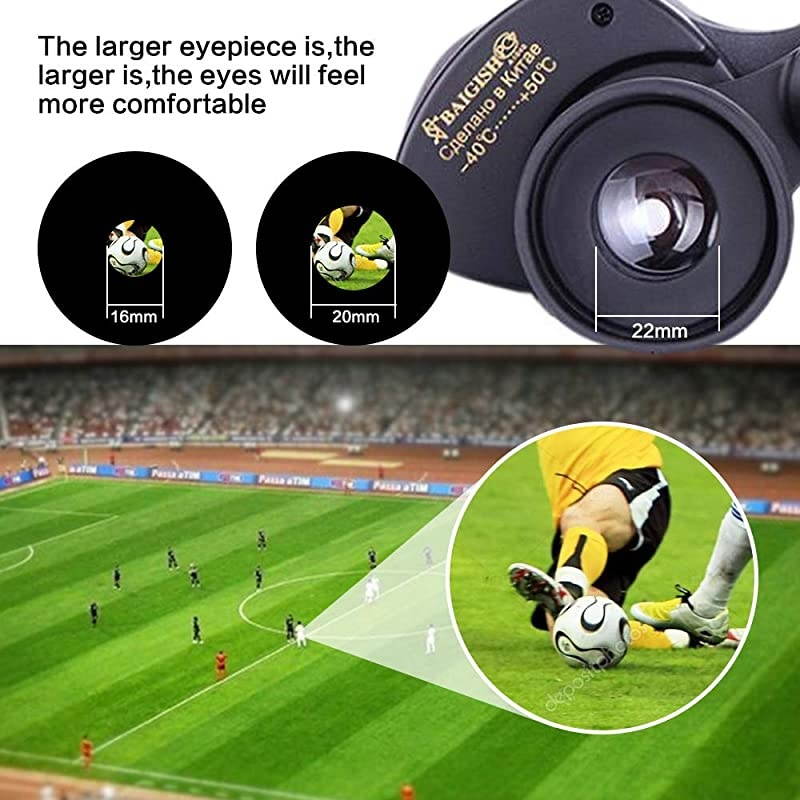 HD High Power Binoculars for Adults, Using Professional BAK4 Prism/Powerful FMC Lens Binoculars for Hunting Bird Watching Travel Concerts-with Carrying Case and Neck Strap