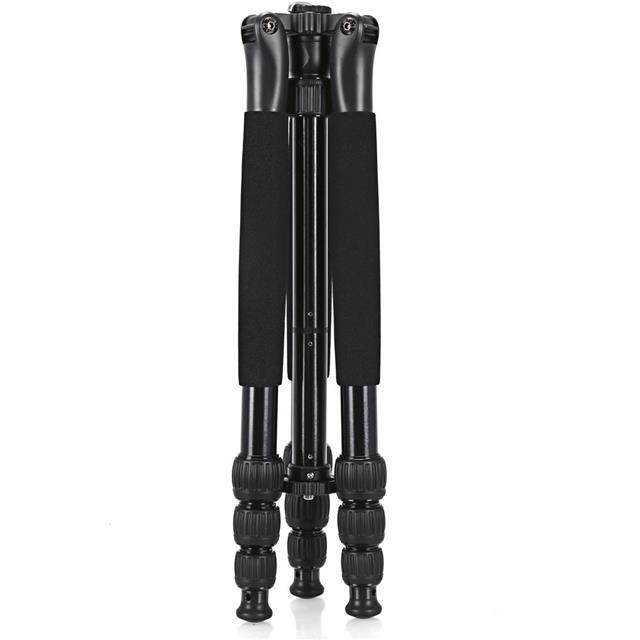 Sirui T-2004S T-S Series Aluminum Travel Tripod / Monopod, 33 lb Capacity, Black
