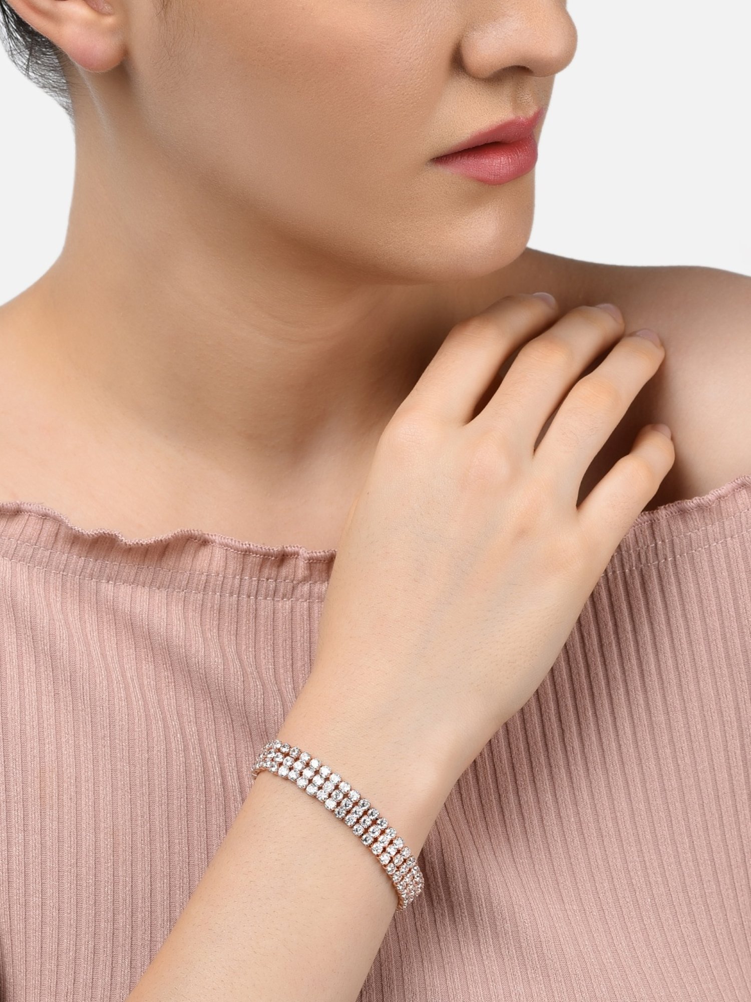 Ted Baker Crystal Sweetheart Adjustable Bracelet for Women